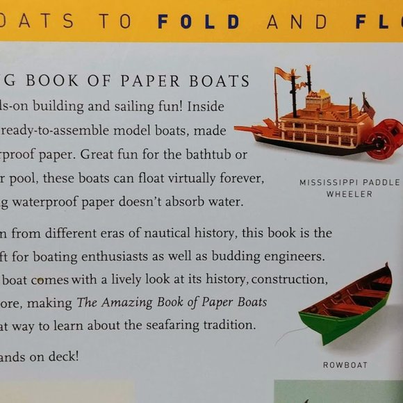 Amazing Book of Paper Boats - Picture 2 of 12